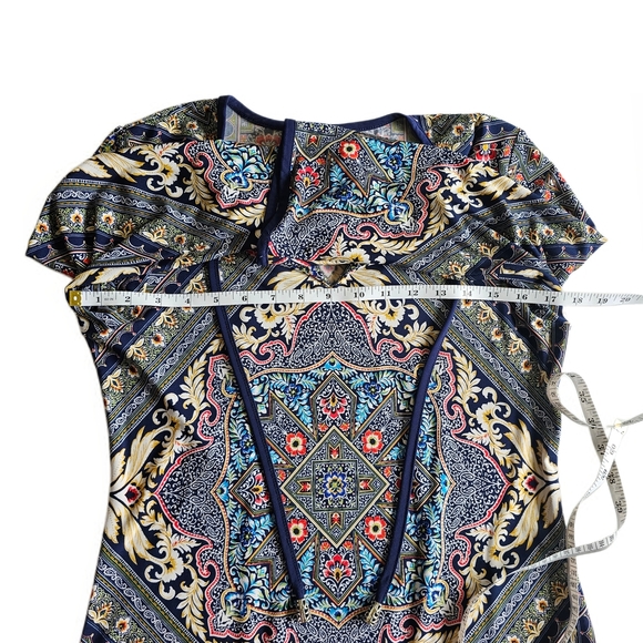 Westport 1962 Boho Festival Artsy Hippie Fairy Whimsical Sheath Dress - Picture 10 of 16